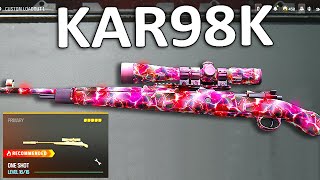 the BEST KAR98 in WARZONE 3 Best KAR98K Class Setup  MW3 [upl. by Matias398]