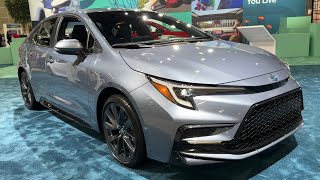 TOYOTA COROLLA Sedan 2024  FIRST LOOK amp visual REVIEW exterior interior Hybrid SE [upl. by Diego]