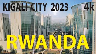 Kigali City  Rwanda 4K By Drone 2023 [upl. by Tnomyar]