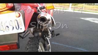 Honda XR650l Exhaust Sound Comparison [upl. by Ynnhoj693]