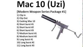 Royalty Free  Mac 10 Silencer  Sound Effects  HQ [upl. by Magda971]