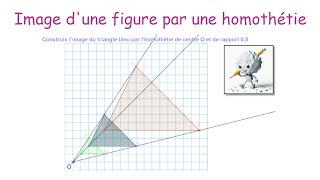 Image dune figure par une homothétie de rapport positif [upl. by Nelan459]