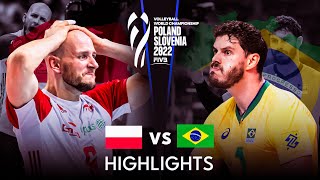 LEGENDARY MATCH  POLAND vs BRAZIL  Mens World Championship 2022 [upl. by Annaek885]