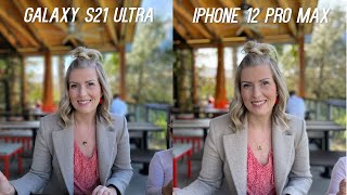 Galaxy S21 Ultra vs iPhone 12 Pro Max Camera Test Comparison [upl. by Junie215]