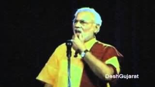 Narendra Modis first 3D holographic projection speech in Ahmedabad Gujarat [upl. by Suirtemid]