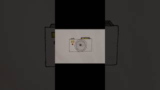 How to draw camera 📸camera drawing art easydrawstepbystep drawiteasy drawing [upl. by Lennaj407]