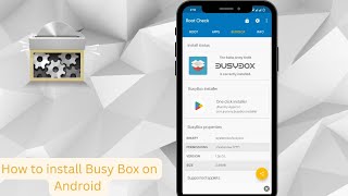 How to install Busy Box on Android with Root 2023 [upl. by Cirnek]