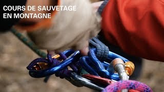 Cours de sécurité et de sauvetage en Montagne  Moutier [upl. by Nary]