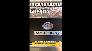 1 Minute Walkaround  MASTERBUILT Gravity Smoker 1050 shorts [upl. by Thornie]