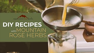 DIY Recipes with Mountain Rose Herbs [upl. by Eittap]