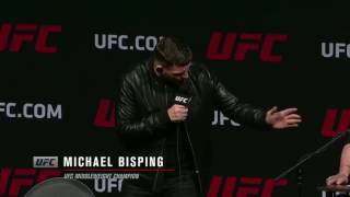 Michael Bisping vs Georges StPierre Press Conference Highlights [upl. by Norag]