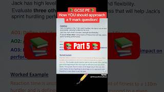 Part 5 How GCSE PE students should respond to a 9 mark question fyp shorts education pe gcse [upl. by Sankey626]