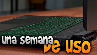 UNA SEMANA DE USO CON hp gaming pavilion 15dk0014la [upl. by Tortosa589]