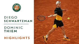 Diego Schwartzman vs Dominic Thiem  Quarterfinals Highlights  RolandGarros 2020 [upl. by Ainahtan]