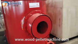 A burner for Europewoodchipper discwoodchipper woodpelletmachine woodpelletmill woodsawdust [upl. by Zebulon]