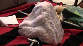 Myrick Studio Lesson  How to Sculpt using Alabaster Stone [upl. by Lalise]