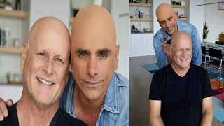 John Stamos Wears Bald Cap in Solidarity After Bro Dave Couliers Cancer DiagnosisWe’ll Beat This [upl. by Lymn384]