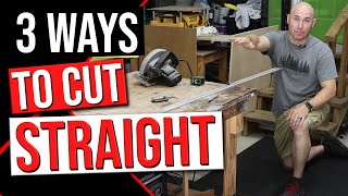 How To Make Straight Cuts with a Circular Saw and a Straight Edge or a Kreg Rip Cut [upl. by Anitsirk351]