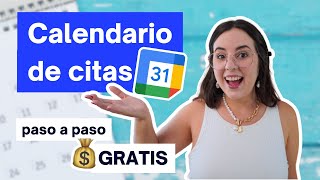 Crea un calendario DE CITAS gratis PASO A PASO 📅 NUEVA función de Google Calendar [upl. by Larine]