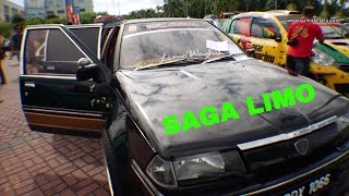 Proton Saga Iswara Limousine Modified  Auto show Zero Carbon 2016 Econsave Seremban [upl. by Leicam]