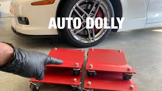 Auto Wheel Dolly  makes moving a car in tight spaces easy [upl. by Sinai825]