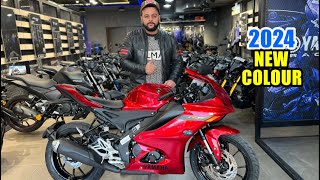 2024 Yamaha r15 v4 New Model Review Video  Yamaha r15 2024 New Colour [upl. by Feilak880]