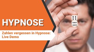 Zahlen vergessen in Hypnose Live Demo [upl. by Attenwahs349]