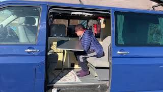 T5 CamperVan T30 LWB tailgate solar [upl. by Eoz609]