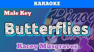 Butterflies by Kacey Musgraves Karaoke  Male Key [upl. by Mckee]