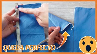 👌🏻APRENDE a coser Cremalleras invisibles  Es MÁS FÁCIL de lo que Crees 😱  Curso GRATIS de Costura [upl. by Domel]