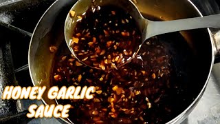 HOW TO MAKE HONEY GARLIC SOY SAUCE  MARINADE AND SAUCE [upl. by Chimene]