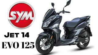 New for 2024 Sym Jet 14 Evo 125 scooter Motorcycle review [upl. by Yarw850]