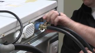 Connecting the Drain Hose and Inlet Hoses to your Washer [upl. by Alita]