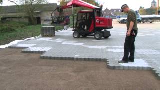 H88 Paver Laying Machines for driveways parkways [upl. by Salkcin]