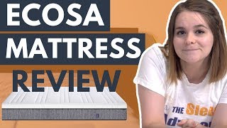 Ecosa Mattress Review by Sleep Advisor [upl. by Narbig114]