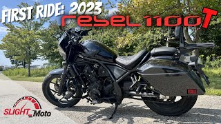 Honda Rebel 1100T First Ride amp Review [upl. by Netnerb]