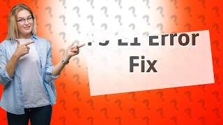 How to clear F3 E1 error code [upl. by Ewold629]