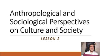 UCSP SHS Anthropological and Sociological Perspectives on Culture and Society [upl. by Nalloh924]