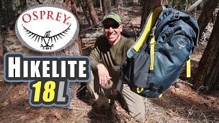 Osprey Hikelite 18 DAY PACK Review [upl. by Meave]