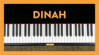 How to Play quotDinahquot on Piano  Piano Lesson [upl. by Soni]