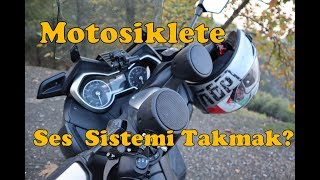 Motosiklete Ses Sistemi Takmak  Ses Testi  Boss MCBK420B Test [upl. by Nalyorf]