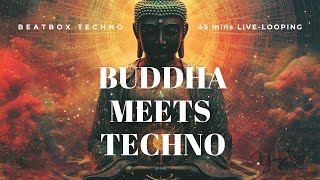 Buddha meets Techno dancemeditationmindfulnessyogasleepconcentration Loop Station RC505 [upl. by Hoffarth]