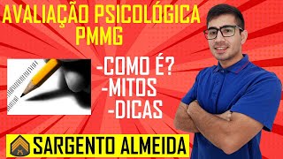 Avaliação Psicológica PMMG Como é Mitos e Dicas [upl. by Korwun419]