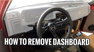 How To Remove Dashboard  Mazda B2200 B2000 B2600 [upl. by Christiana]