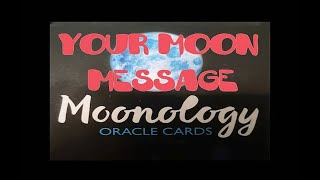 A Time for Healing 🌘Balsamic Moon MOONOLOGY oracle card [upl. by Yeo]