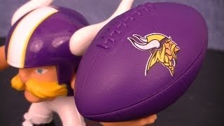 NFL Rush Zone Minnesota Vikings toy McDonalds Happy Meal 2013  My Video Museum [upl. by Lyssa]