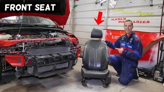 HOW TO REMOVE OR REPLACE FRONT SEAT ON A CAR [upl. by Angadresma]