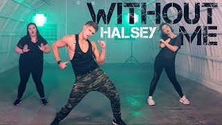 Without Me  Halsey  Caleb Marshall  Dance Workout [upl. by Lucia]