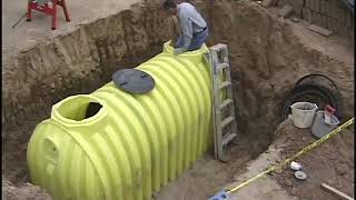 Installing a Rainwater Cistern [upl. by Tyika]