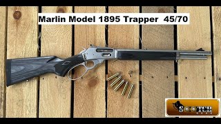 Marlin Model 1895 Trapper 4570 Govt Lever Action Review [upl. by Eenert]